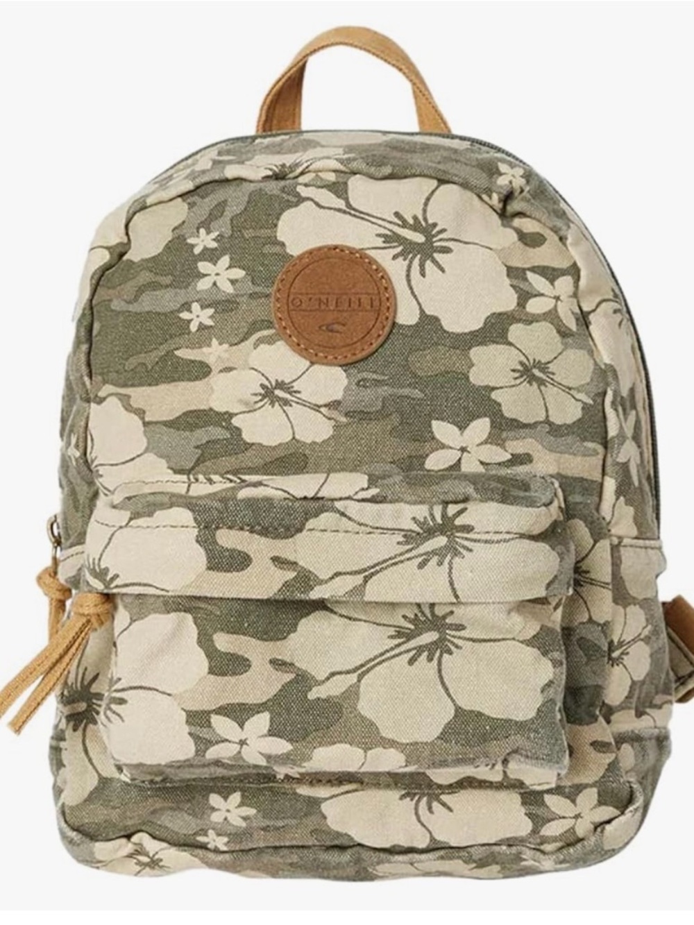 O'Neill Floral Camo Mini Backpack - Olive Cream